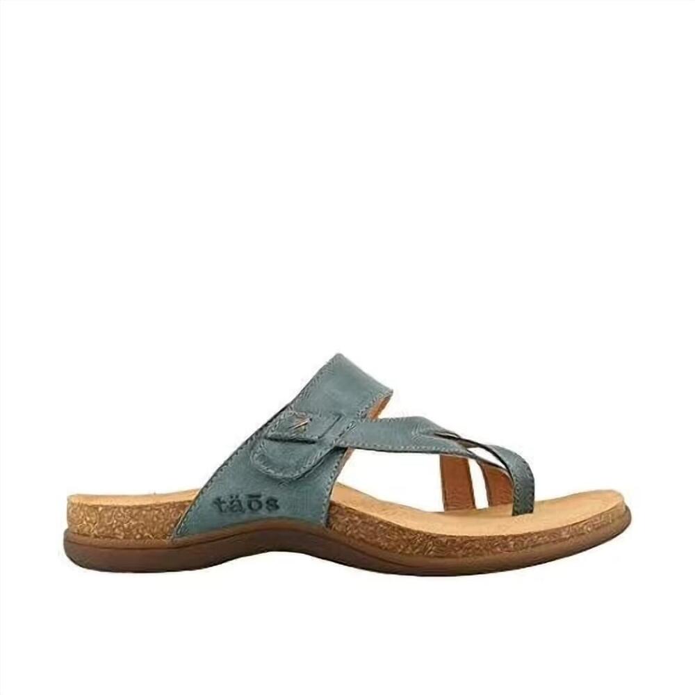NEW TAOS women's perfect thong sandal in teal